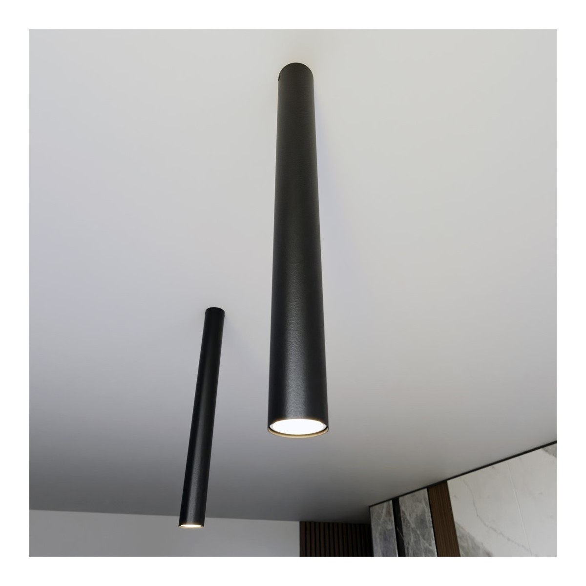 Emibig TECNO 1XL BLACK EM1316/1XL kolor z kategorii lampy sufitowe