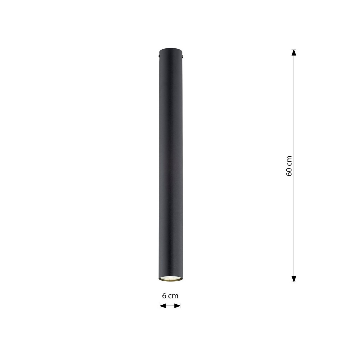 Emibig TECNO 1XL BLACK EM1316/1XL kolor z kategorii lampy sufitowe