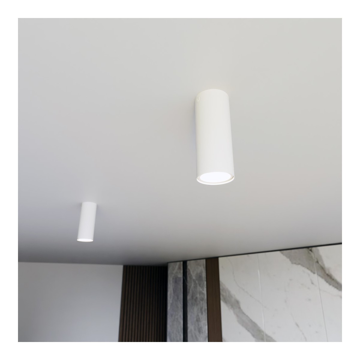 Emibig TECNO 1S WHITE EM1317/1S kolor z kategorii lampy sufitowe