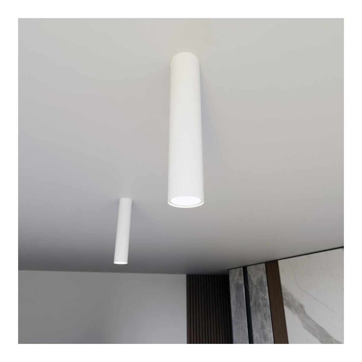 Emibig TECNO 1M WHITE EM1317/1M kolor z kategorii lampy sufitowe