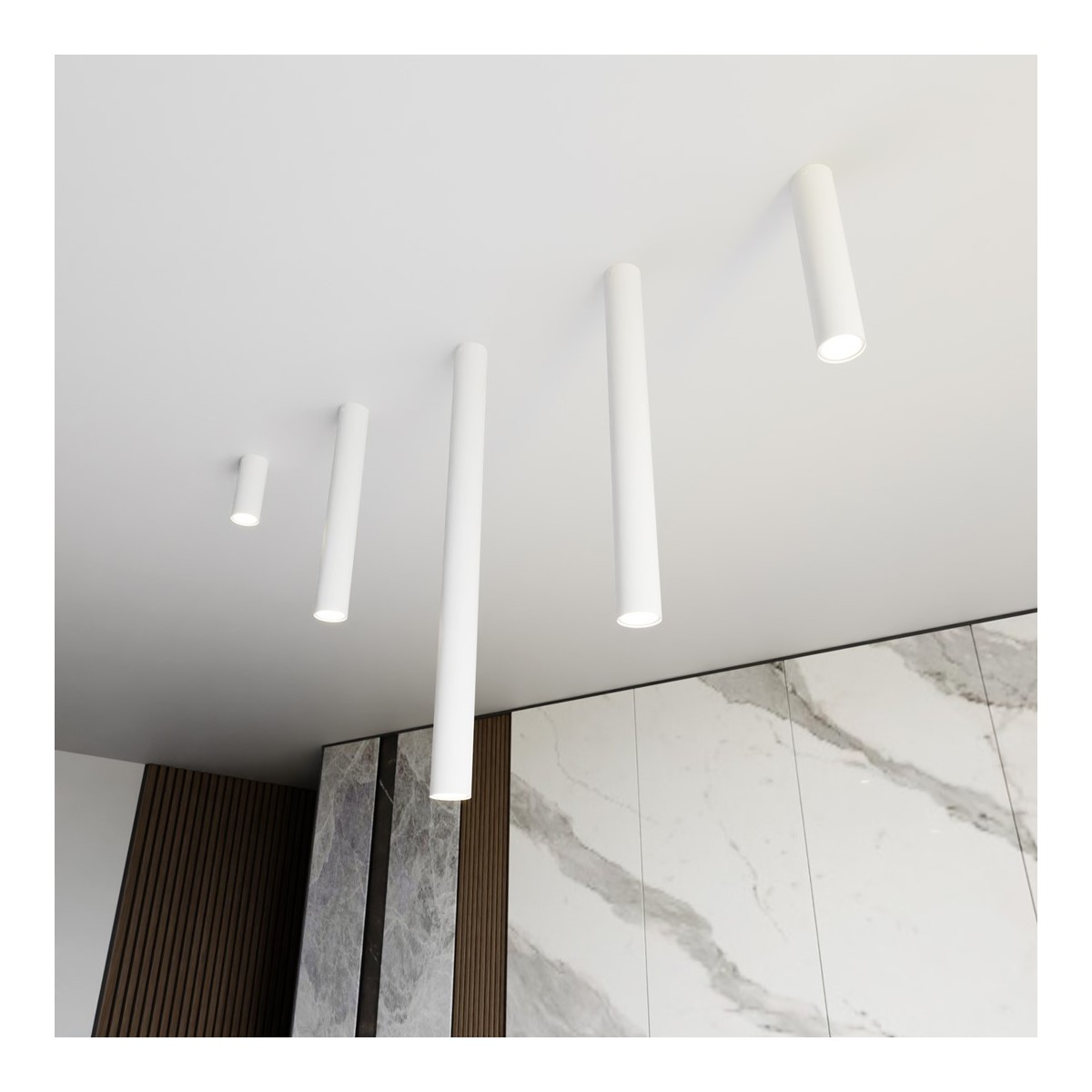 Emibig TECNO 1M WHITE EM1317/1M kolor z kategorii lampy sufitowe