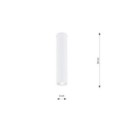 Emibig TECNO 1M WHITE EM1317/1M kolor z kategorii lampy sufitowe