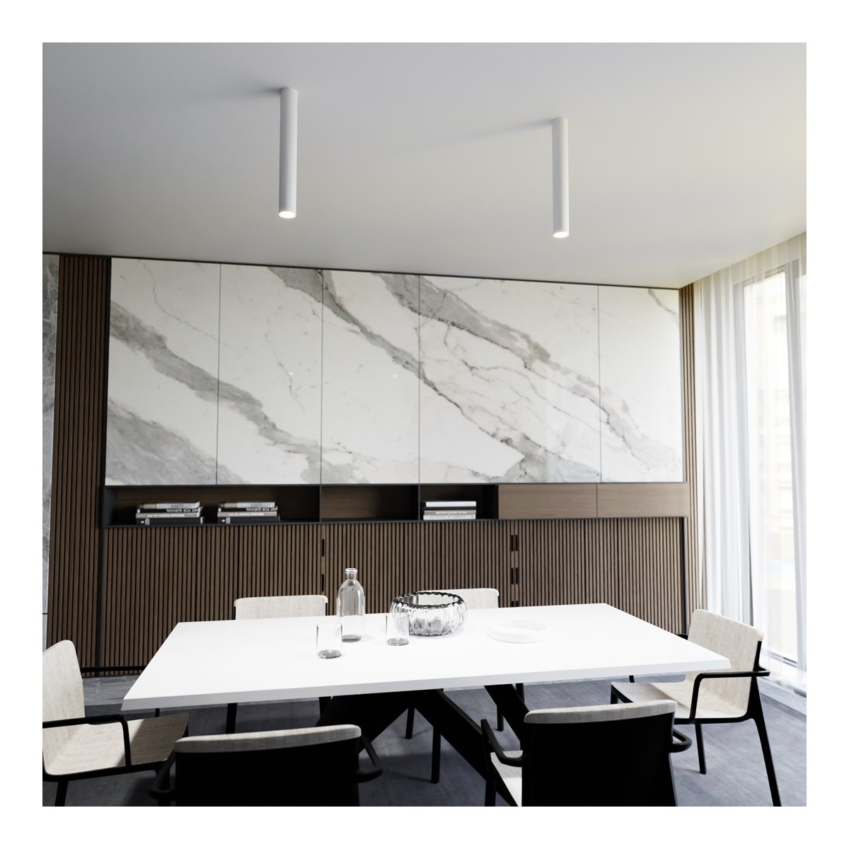 Emibig TECNO 1L WHITE EM1317/1L kolor z kategorii lampy sufitowe