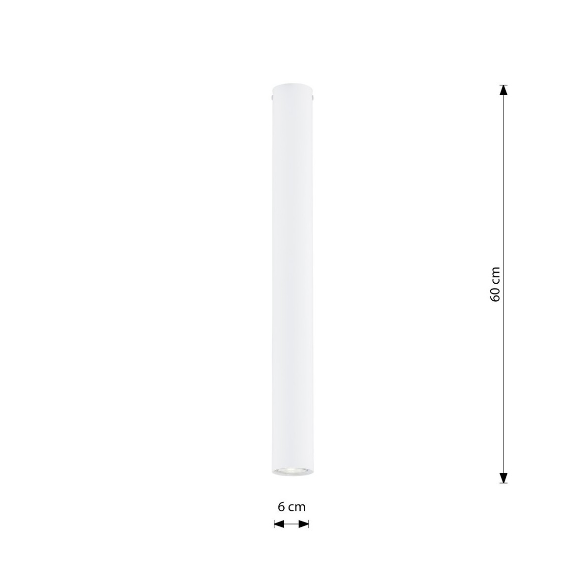 Emibig TECNO 1XL WHITE EM1317/1XL kolor z kategorii lampy sufitowe