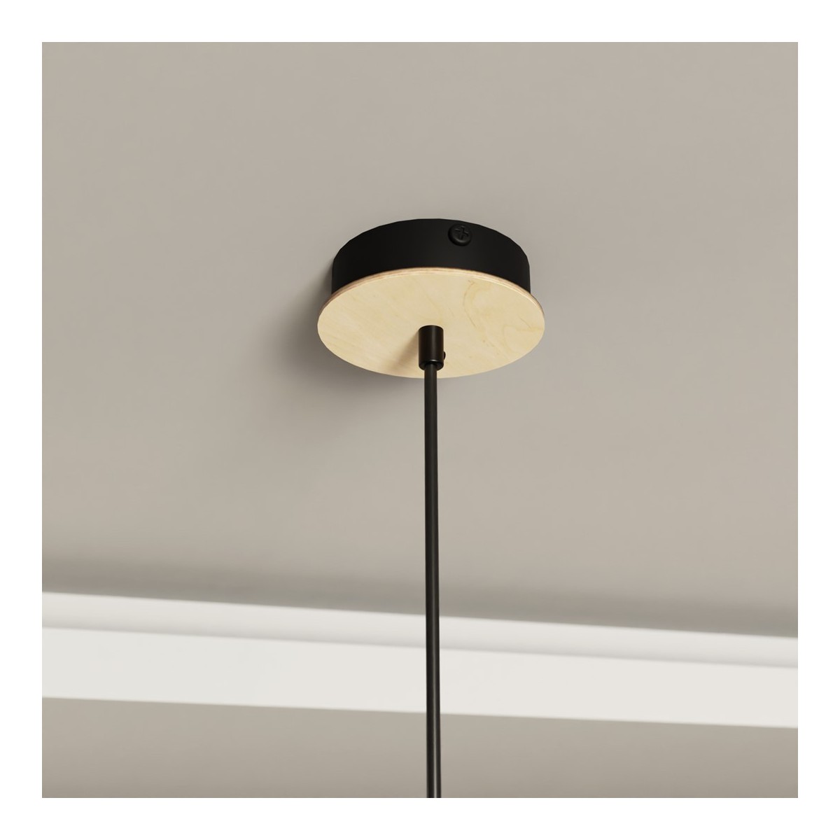 Emibig KOBE 1 BLACK EM1318/1 kolor czarny z kategorii lampy wiszące