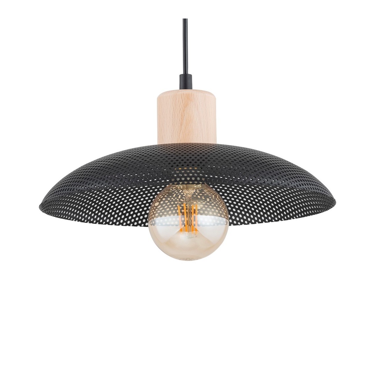 Emibig KOBE 1 BLACK EM1318/1 kolor czarny z kategorii lampy wiszące