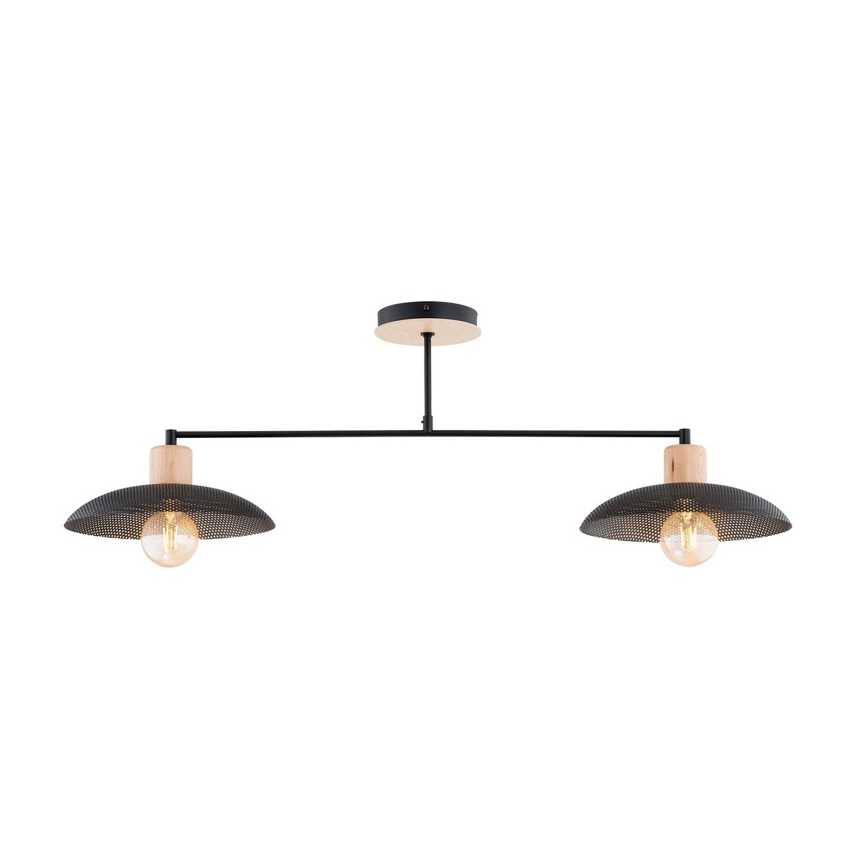 Emibig KOBE 2 BLACK EM1318/2 kolor czarny z kategorii lampy sufitowe