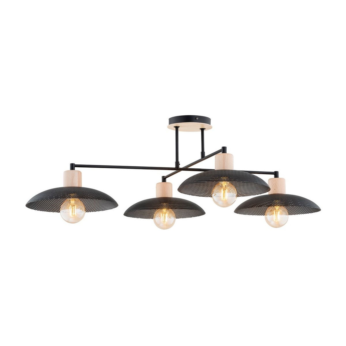 Emibig KOBE 4 BLACK EM1318/4 kolor czarny z kategorii lampy sufitowe