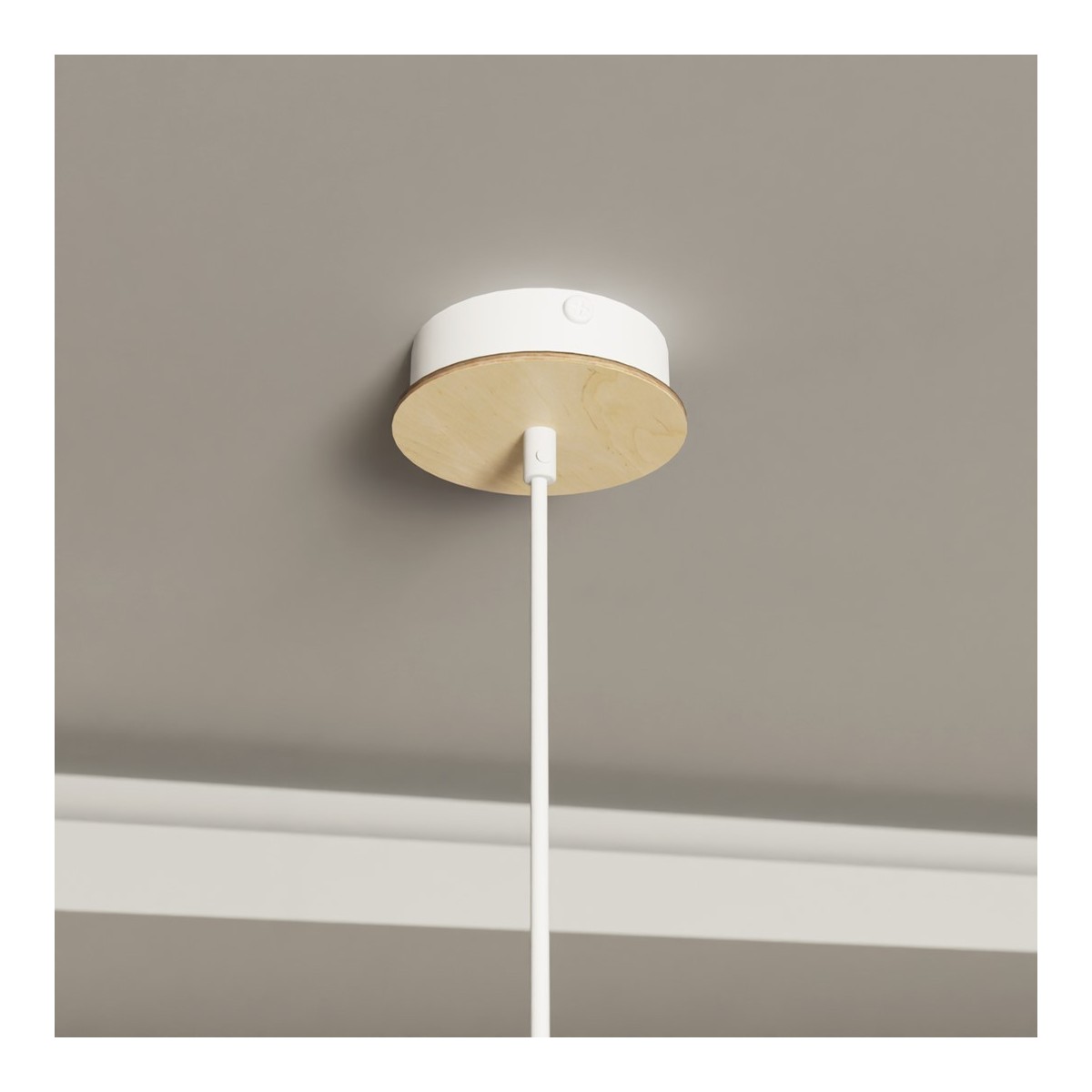 Emibig KOBE 1 WHITE EM1319/1 kolor biały z kategorii lampy wiszące