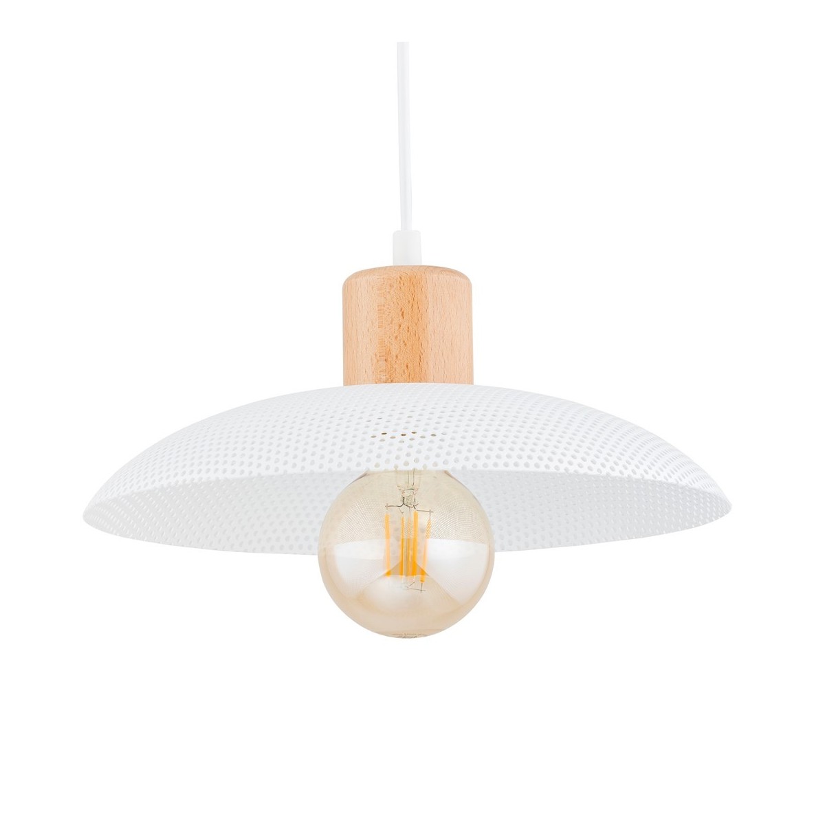 Emibig KOBE 1 WHITE EM1319/1 kolor biały z kategorii lampy wiszące