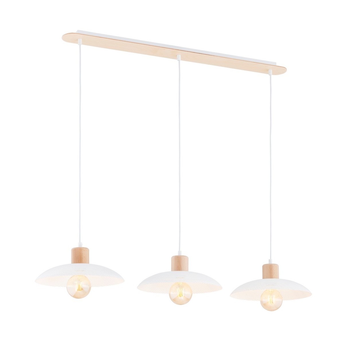 Emibig KOBE 3 WHITE EM1319/3 kolor biały z kategorii lampy wiszące