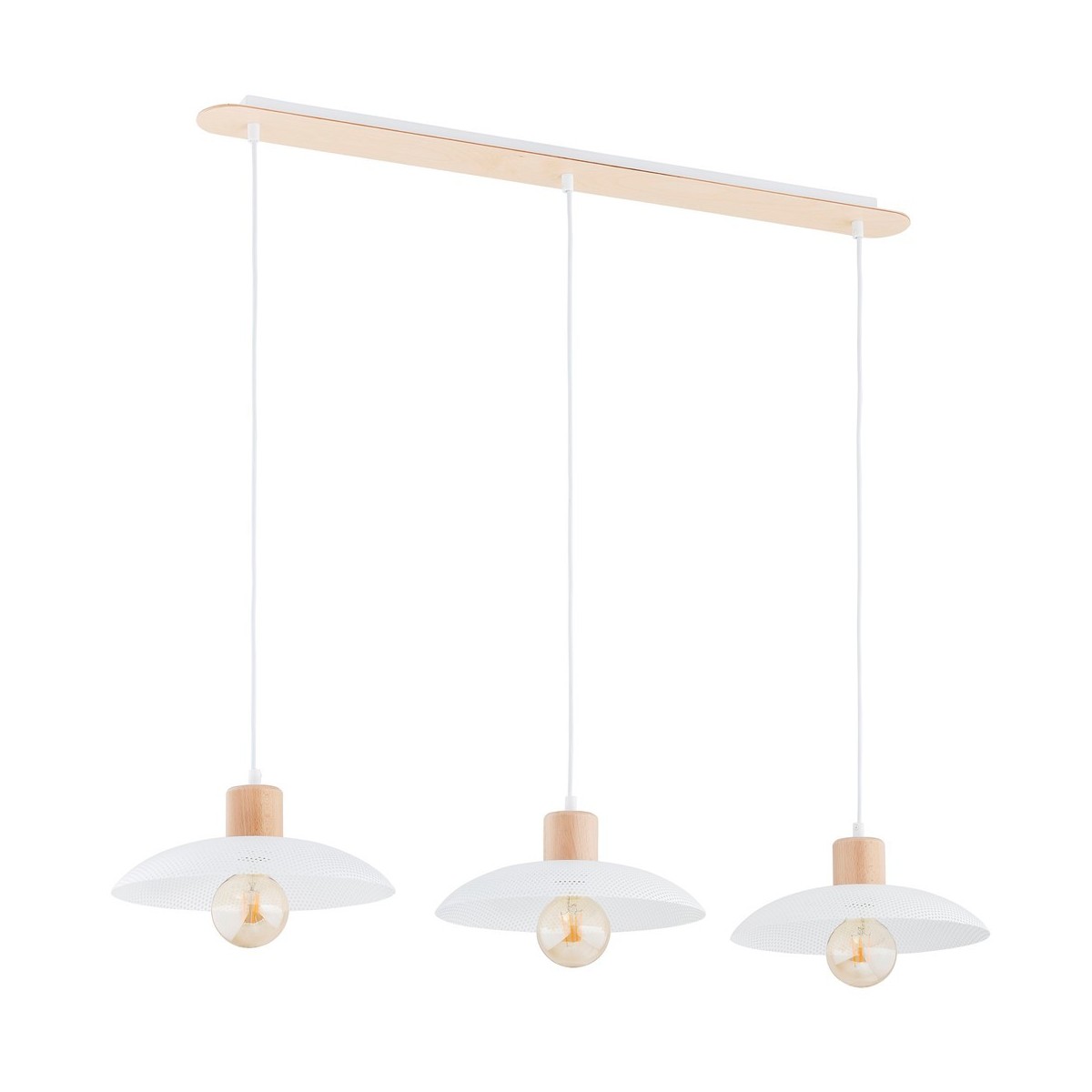 Emibig KOBE 3 WHITE EM1319/3 kolor biały z kategorii lampy wiszące