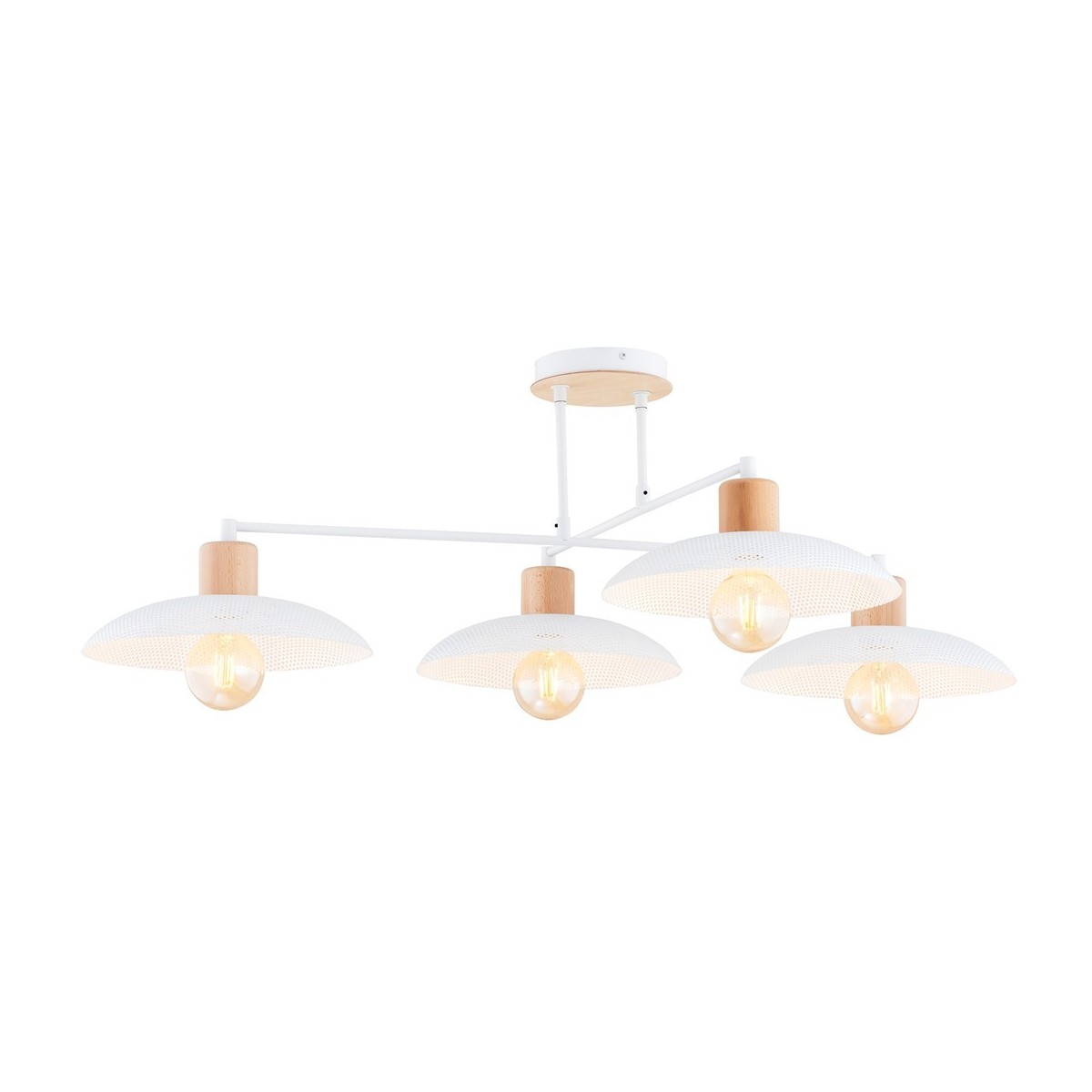 Emibig KOBE 4 WHITE EM1319/4 kolor biały z kategorii lampy sufitowe