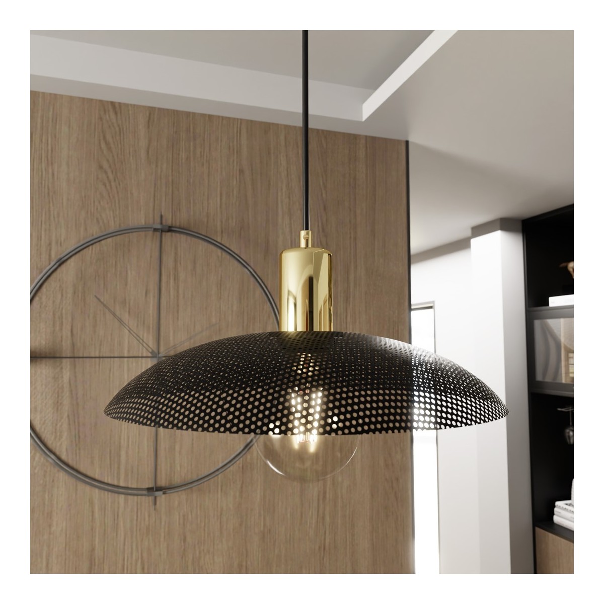 Emibig SPIRIT 1 BLACK EM1320/1 kolor czarny z kategorii lampy wiszące