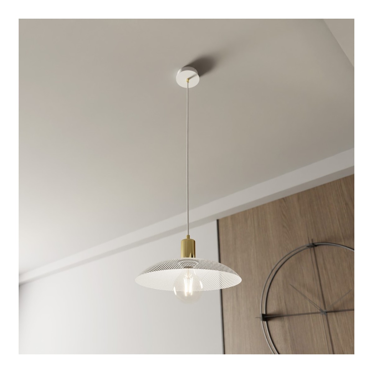 Emibig SPIRIT 1 WHITE EM1321/1 kolor biały z kategorii lampy wiszące