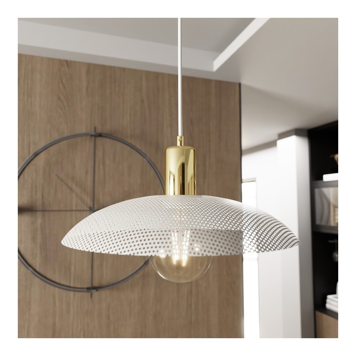 Emibig SPIRIT 1 WHITE EM1321/1 kolor biały z kategorii lampy wiszące