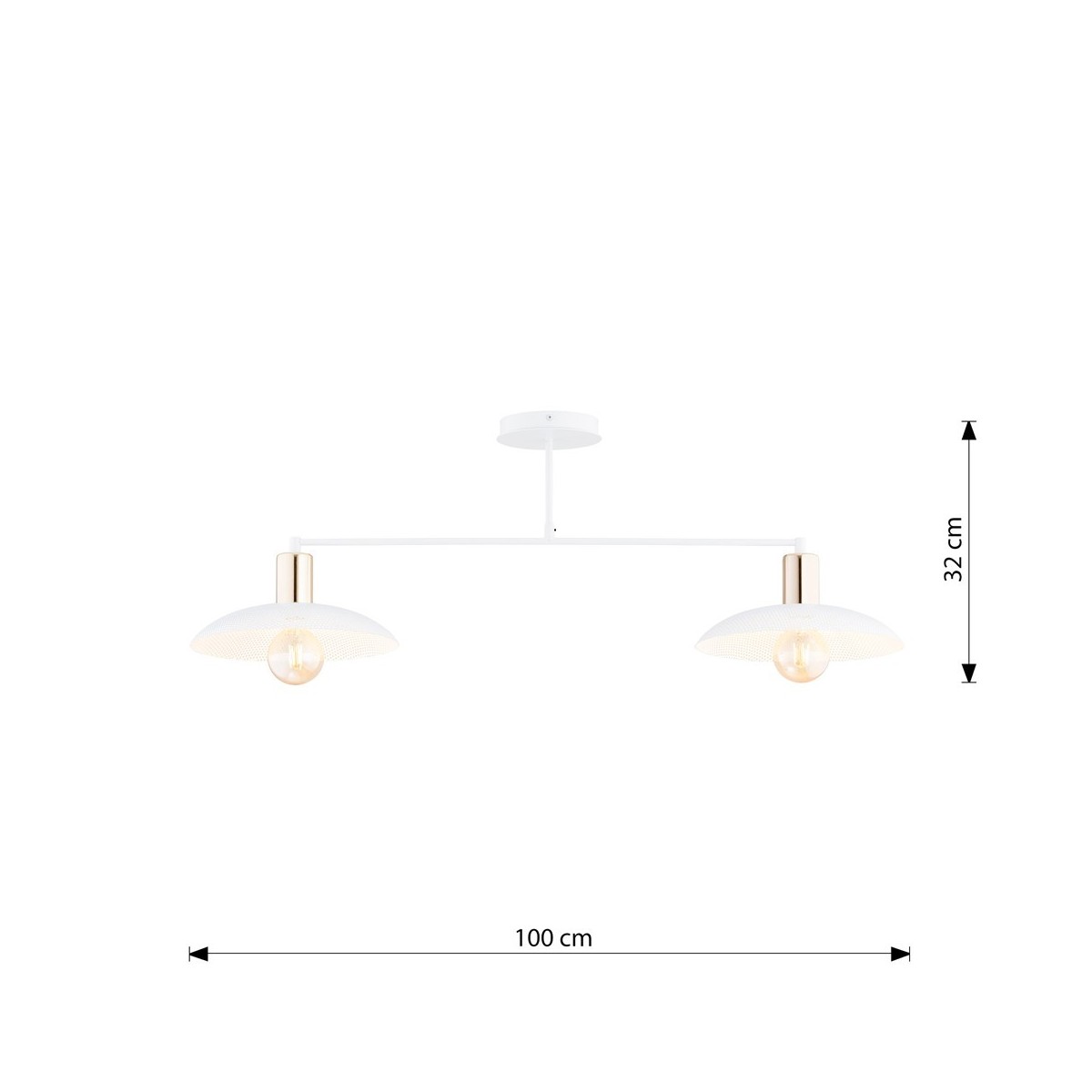 Emibig SPIRIT 2 WHITE EM1321/2 kolor biały z kategorii lampy sufitowe