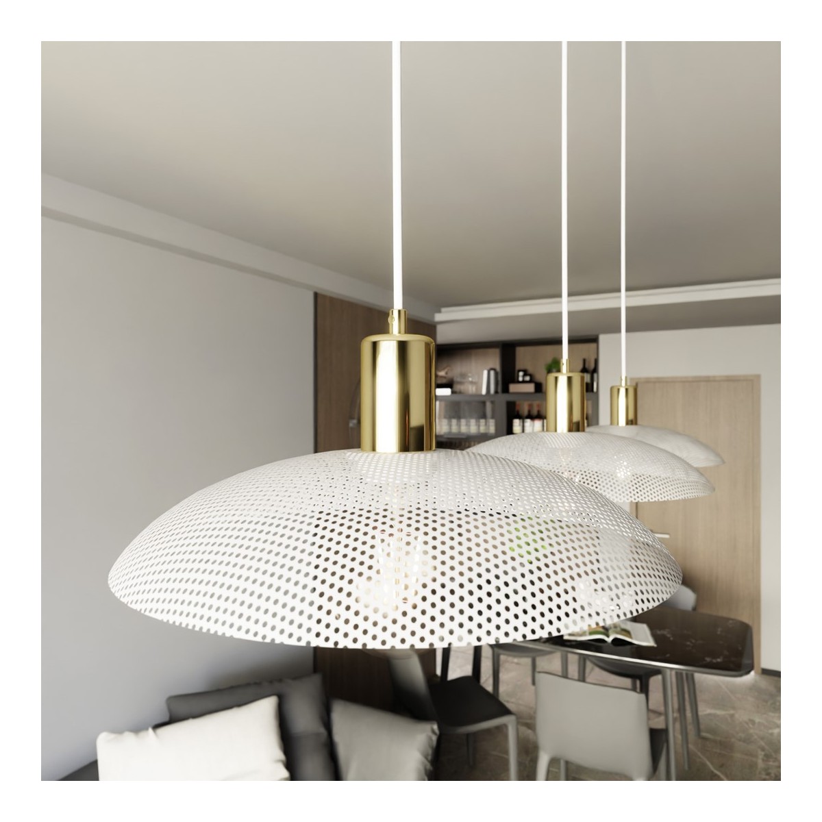 Emibig SPIRIT 3 WHITE EM1321/3 kolor biały z kategorii lampy wiszące