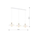 Emibig SPIRIT 3 WHITE EM1321/3 kolor biały z kategorii lampy wiszące