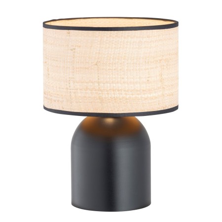 Emibig ASPEN LN1 BLACK/RATTAN EM1324/LN1 kolor czarny z kategorii lampki biurkowe
