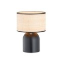 Emibig ASPEN LN1 BLACK/RATTAN EM1324/LN1 kolor czarny z kategorii lampki biurkowe