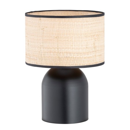 Emibig ASPEN LN1 BLACK/RATTAN EM1324/LN1 kolor czarny z kategorii lampki biurkowe