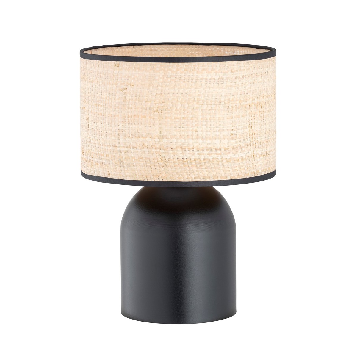 Emibig ASPEN LN1 BLACK/RATTAN EM1324/LN1 kolor czarny z kategorii lampki biurkowe