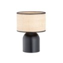 Emibig ASPEN LN1 BLACK/RATTAN EM1324/LN1 kolor czarny z kategorii lampki biurkowe