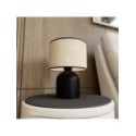 Emibig ASPEN LN1 BLACK/RATTAN EM1324/LN1 kolor czarny z kategorii lampki biurkowe