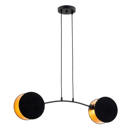 Emibig MOTIF 2 BLACK/GOLD EM1325/2 kolor czarny z kategorii lampy wiszące