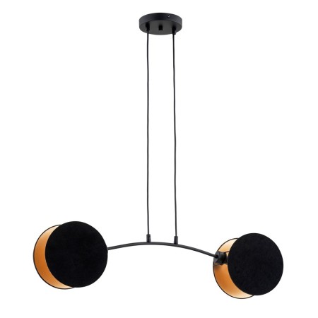 Emibig MOTIF 2 BLACK/GOLD EM1325/2 kolor czarny z kategorii lampy wiszące