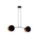 Emibig MOTIF 2 BLACK/GOLD EM1325/2 kolor czarny z kategorii lampy wiszące