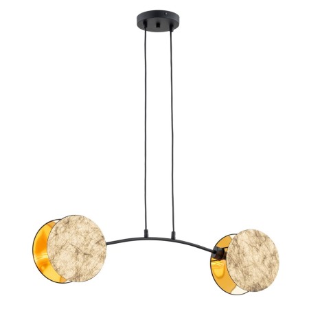 Emibig MOTIF 2 GOLD EM1326/2 kolor czarny z kategorii lampy wiszące