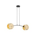 Emibig MOTIF 2 GOLD EM1326/2 kolor czarny z kategorii lampy wiszące