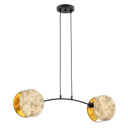Emibig MOTIF 2 GOLD EM1326/2 kolor czarny z kategorii lampy wiszące