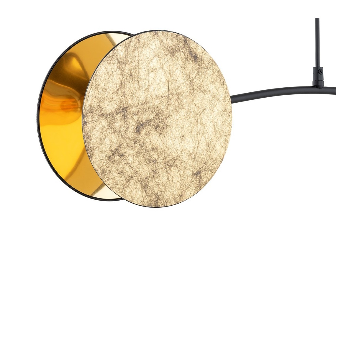 Emibig MOTIF 2 GOLD EM1326/2 kolor czarny z kategorii lampy wiszące