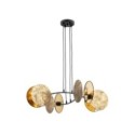 Emibig MOTIF 4 GOLD EM1326/4 kolor czarny z kategorii lampy wiszące