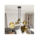 Emibig MOTIF 4 GOLD EM1326/4 kolor czarny z kategorii lampy wiszące