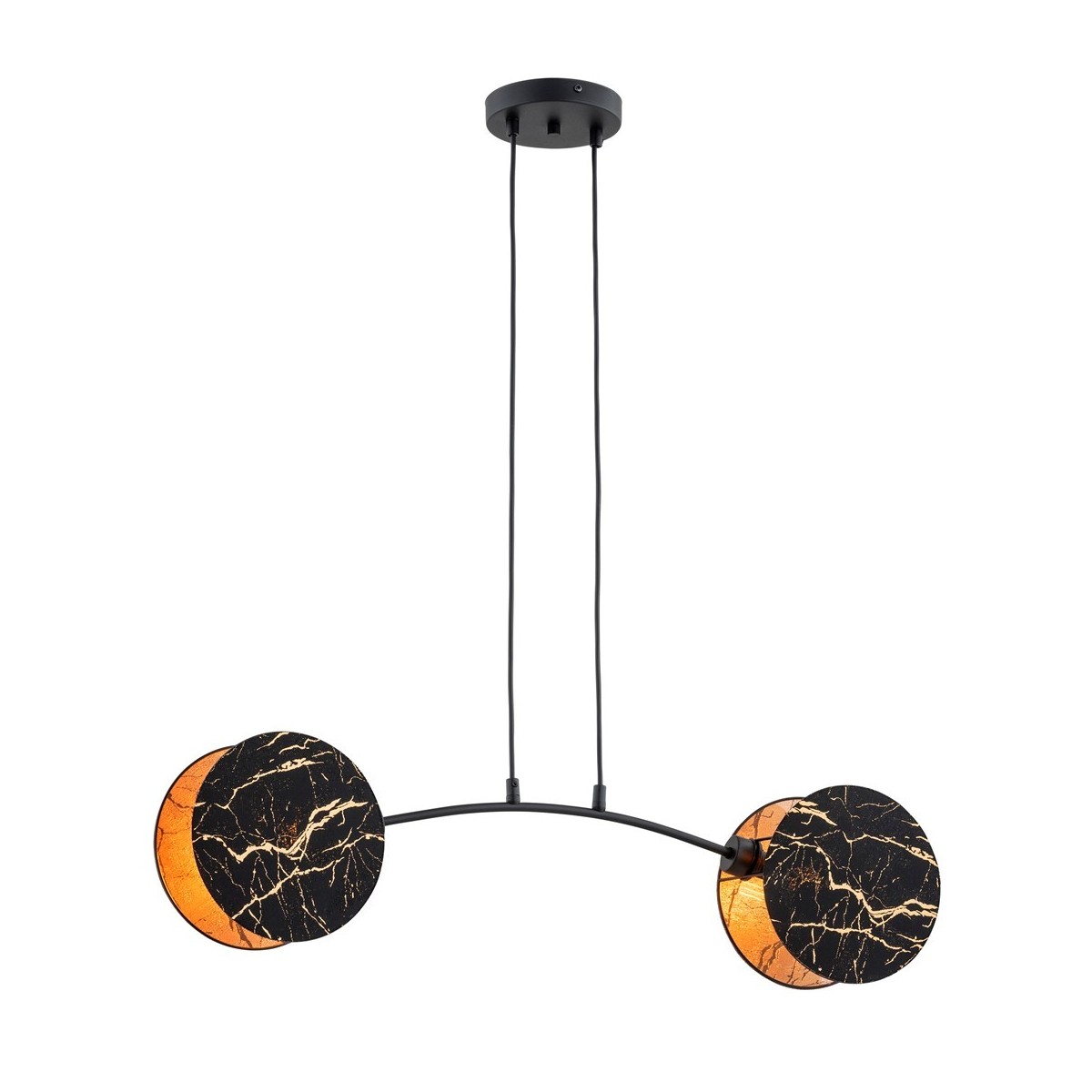 Emibig MOTIF 2 MARBEL EM1327/2 kolor czarny z kategorii lampy wiszące