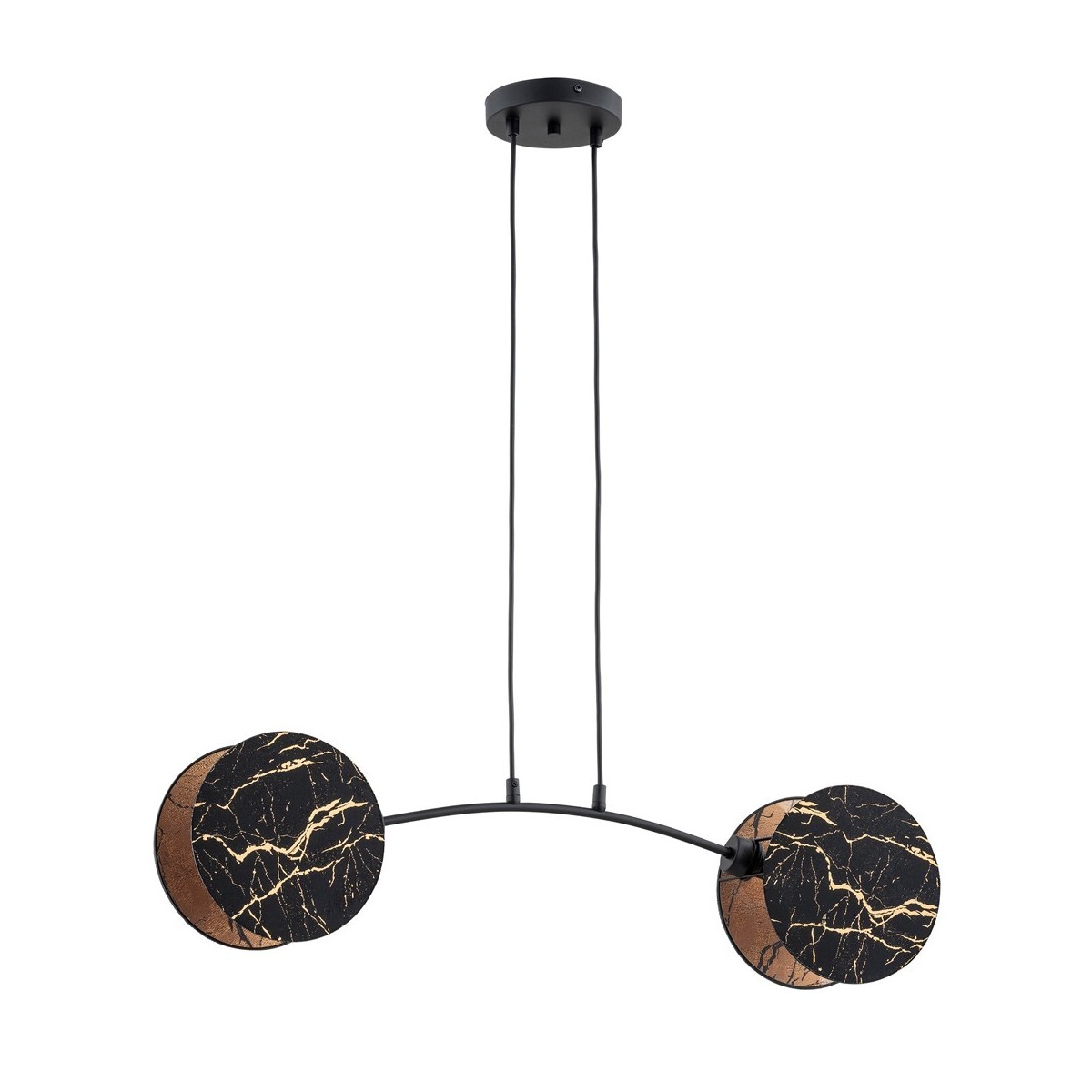Emibig MOTIF 2 MARBEL EM1327/2 kolor czarny z kategorii lampy wiszące