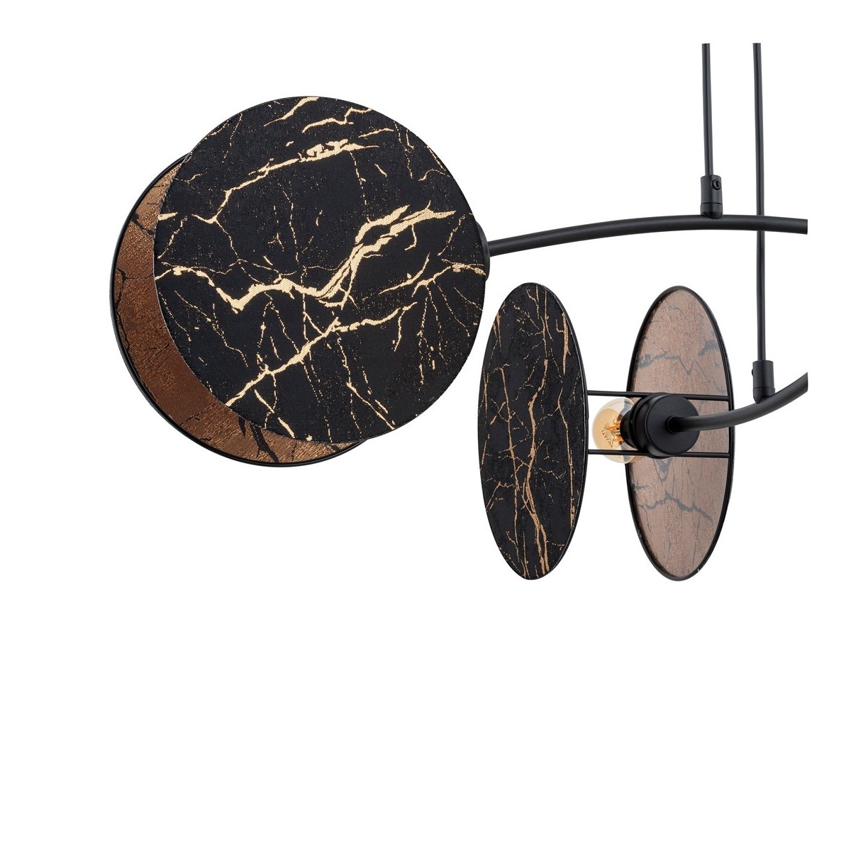 Emibig MOTIF 4 MARBEL EM1327/4 kolor czarny z kategorii lampy wiszące