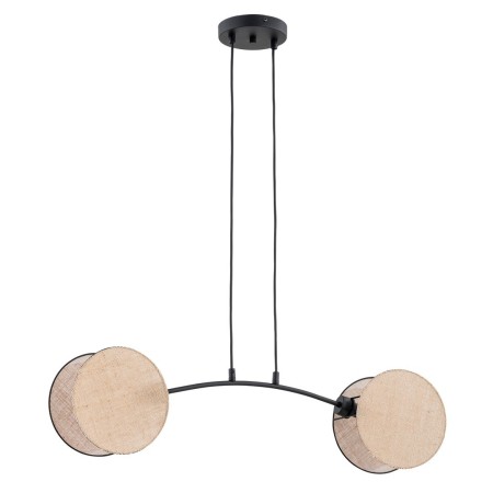 Emibig MOTIF 2 NATURAL EM1328/2 kolor czarny z kategorii lampy wiszące