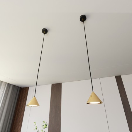 Emibig ELIT 1 BL GOLD EM1329/1 kolor czarny z kategorii lampy wiszące