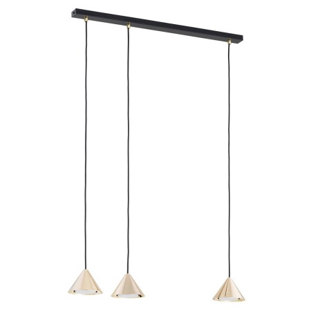 Emibig ELIT 3 BL GOLD EM1329/3 kolor czarny z kategorii lampy wiszące