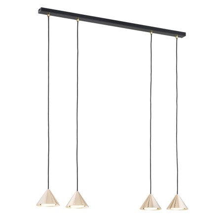 Emibig ELIT 4 BL GOLD EM1329/4 kolor czarny z kategorii lampy wiszące