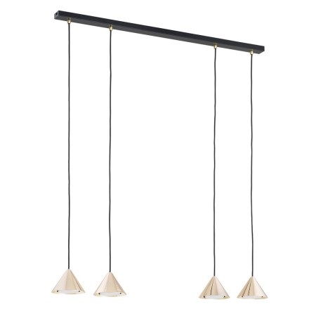 Emibig ELIT 4 BL GOLD EM1329/4 kolor czarny z kategorii lampy wiszące