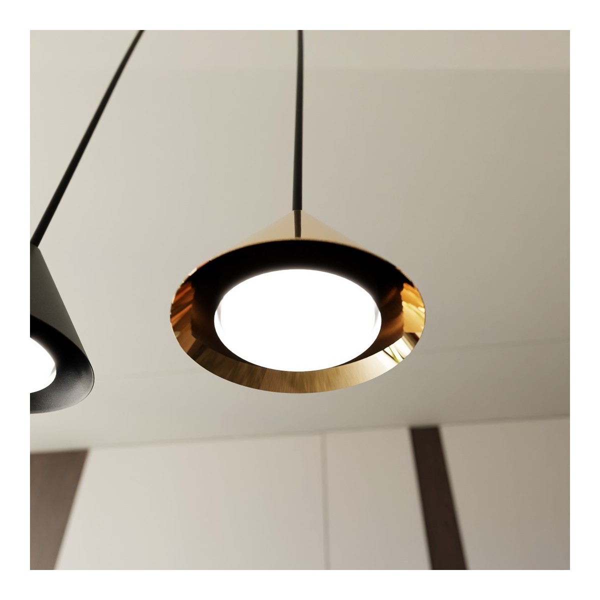 Emibig ELIT 4 BL GOLD EM1329/4 kolor czarny z kategorii lampy wiszące