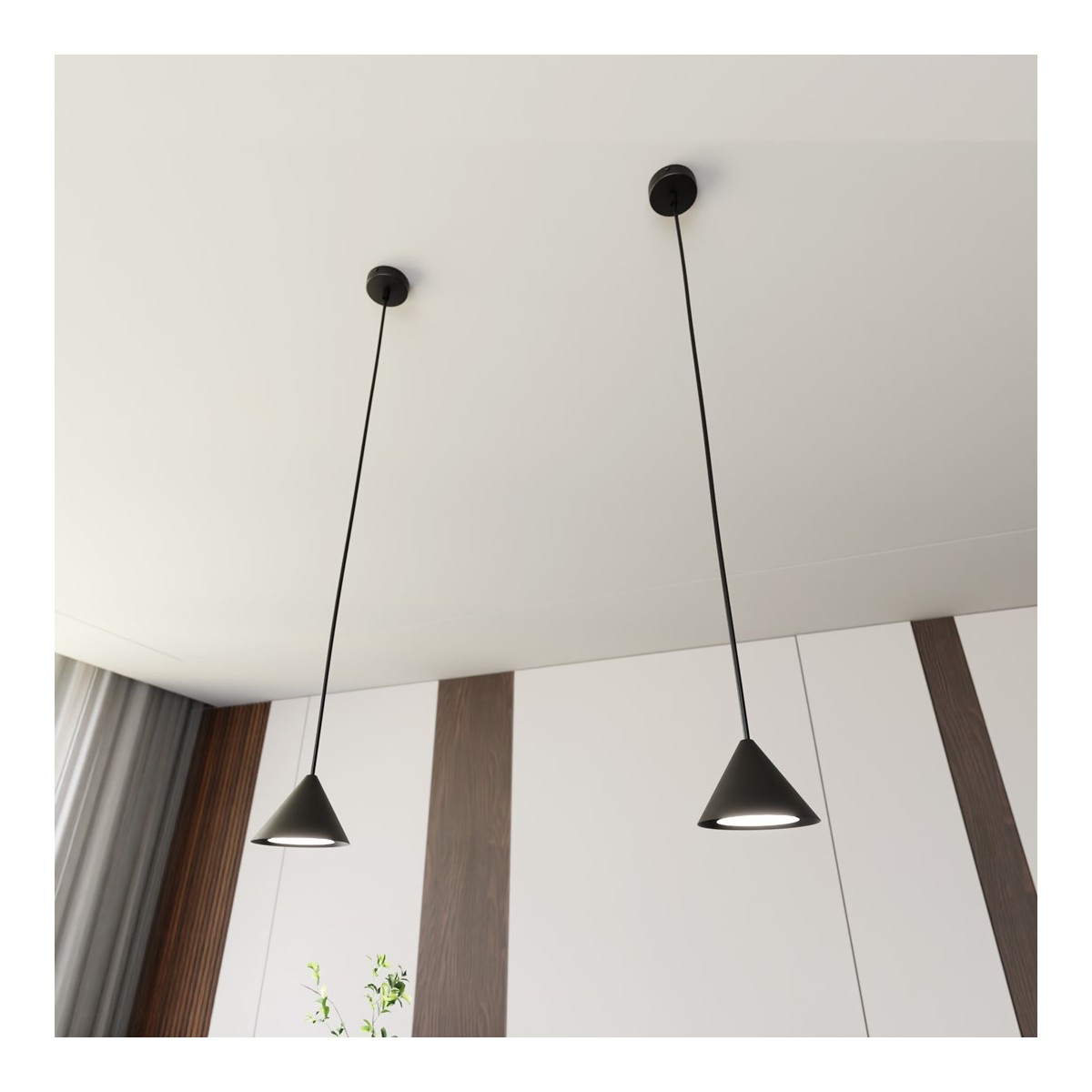 Emibig ELIT 1 BLACK EM1330/1 kolor czarny z kategorii lampy wiszące