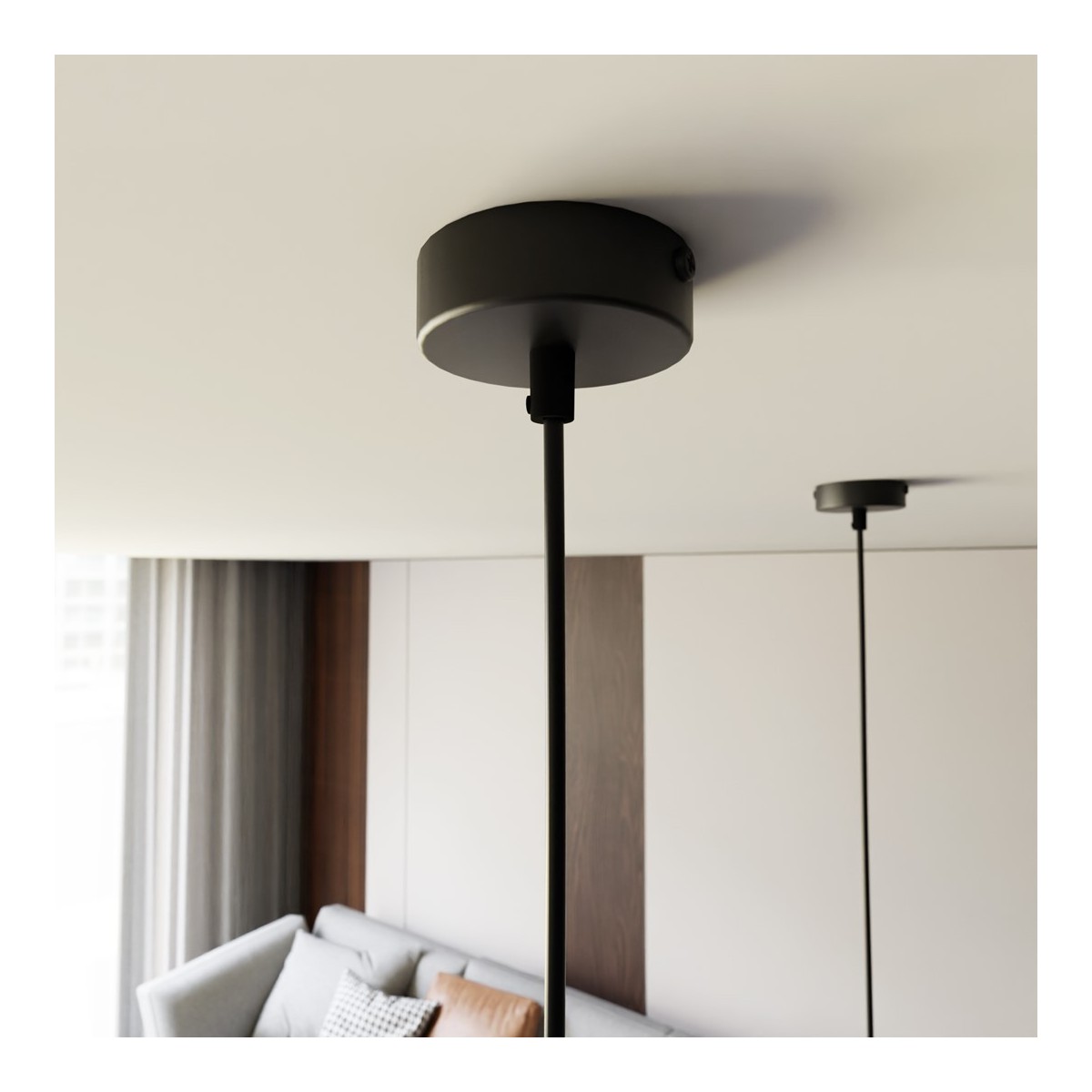 Emibig ELIT 1 BLACK EM1330/1 kolor czarny z kategorii lampy wiszące