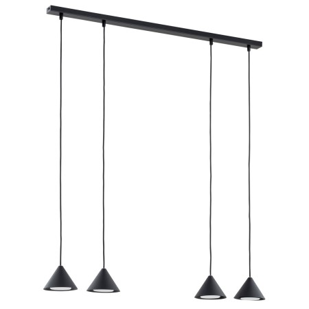 Emibig ELIT 4 BLACK EM1330/4 kolor czarny z kategorii lampy wiszące